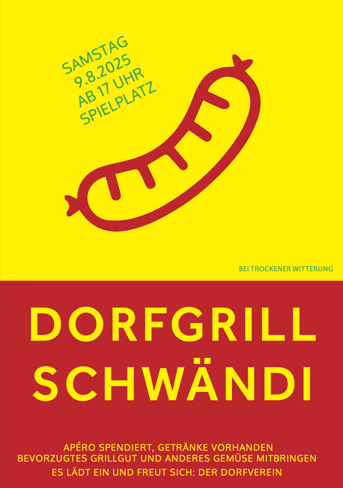 Dorfgrill Schwändi 2025